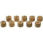 Thumbnail image #1 for AllPoints Foodservice Parts & Supplies 263648 Brass Compression Nut, 3/16-inch CCT