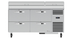 Thumbnail image #4 for True SPEC Series 67-Inch 2-Section Pizza Prep Table with 4 Locking Drawers and Rear-Mounted Self-Contained Refrigeration