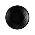 Thumbnail image #1 for CAC China Centennial XCTN-320 Melamine Coupe Plate, Round, 11-1/4" Diameter, Matte Black Case of 2 Dozen