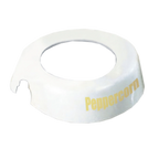Thumbnail image #1 for TableCraft Products CB14 Dispenser ID Collar, Peppercorn Imprint, White Plastic, Fits 48 oz Dispenser