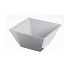 Thumbnail image #1 for Tableware Solutions USA Leone T8011 Square White Melamine Salad Bowl, 9-1/2 x 9-1/2 x 5-1/4 in