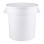 Thumbnail image #1 for CAC China IBSC-20 20-Gallon Round White Polypropylene Trash Can Without Lid Case of 6