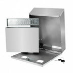 Thumbnail image #2 for Alpine Industries ALP490-01-SS Wall-Mounted Stainless Steel Cigarette Disposal Station, 10-1/2"W x 3-1/2"D x 13"H Case of 5