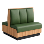 Thumbnail image #1 for ATSMFG ATS AT&S-AD-KR42-3CH GR5/COM Double Upholstered Restaurant Booth, 48"L x 42"H, 3-Channel Back