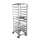 Thumbnail image #1 for SPG International Kelmax 4H1302 Mobile Full-Height Aluminum Pan Rack, Standard-Duty, 20 Universal Runners, 3" Centers