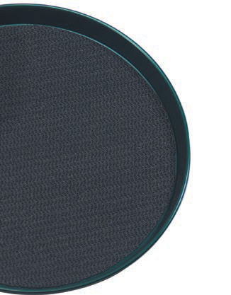 Product image #2 for American Metalcraft 13-Inch Round Black Non-Slip Bar Tray Mat