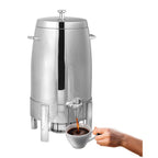 Thumbnail image #1 for Eastern Tabletop 3285HF Coffee Urn, 5 Gallon, Stainless Steel, Canned Heat