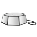 Thumbnail image #1 for Cal-Mil IP501-110 Illuminated Rotational Octagonal Ice Display Pedestal, 24" Diameter x 14"H, LED