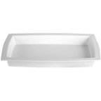 Thumbnail image #1 for G.E.T. Bugambilia TPUD15BB Full-Size Rectangular Cast Aluminum Food Pan, 2.36" Deep, Resin-Coated, Black