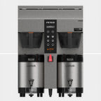 Thumbnail image #1 for FETCO E1232US-1B223-MM010 Double Coffee Brewer, 1-Gallon Capacity, Digital Touchpad, Manual Water Fill