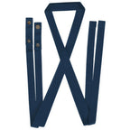 Thumbnail image #1 for Chef Works XNS07-DNA-0 Bib Apron Straps, Snap-Tab Crossback, 80/20 Recycled Polyester/Cotton, Dark Navy