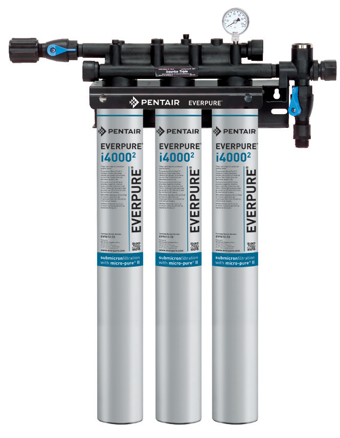 Product image #4 for Everpure Insurice Triple-i4000² Ice Maker Water Filtration System, Triple Cartridge, 36,000 Gallons, 5.0 GPM