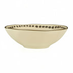 Thumbnail image #2 for Libbey Dulcet DULCET-3C Round Stoneware Soup Bowl, 14 oz, 6 in, Cream with Dots