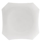Thumbnail image #1 for CAC China Clinton RCN-H16 Square Porcelain Plate, 10-1/2 in, Super White 1 Dozen