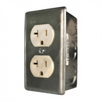Thumbnail image #1 for Cadco C-JB Junction Box for Heated Carts with Additional Internal Outlet