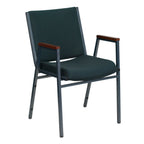 Thumbnail image #1 for Flash Furniture Hercules XU-60154-GN-GG Heavy-Duty Stackable Chair, Green Patterned Polyester Upholstery, 550 lb Weight Capacity