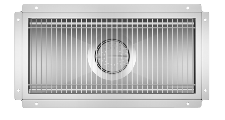 Product image #2 for KoolMore Commercial Stainless Steel Floor Trough Drain, 24 x 12 Inch, Subway-Style Grate