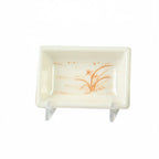 Thumbnail image #1 for Thunder Group Gold Orchid 1901GD Melamine Sauce Dish, 2 oz, 3-3/4" x 2-1/2" Case of 12 Dozen