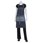 Thumbnail image #1 for Chef Works Manhattan AB034-IBL-0 Denim Bib Apron, 34"L x 30"W, Indigo Blue, Adjustable Neck Strap, 3 Pockets