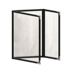 Thumbnail image #1 for Risch Deluxe TEDQ 5.5X8.5-LEATHERETTE Leatherette Menu Cover, 5-1/2 x 8-1/2 Inch, Triple Fold Case of 24