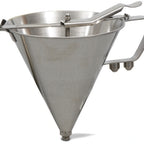 Thumbnail image #1 for JB Prince U920 Stainless Steel Sauce Gun, 64 oz., Adjustable 4 mm and 6 mm Nozzle, Two Interchangeable Tips