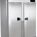 Thumbnail image #2 for QualServ (Middleby) U-Line Commercial UCFZ666-SS71A U-Line Corporation (Middleby) 2-Section Roll-In Freezer, Double Solid Hinged Doors, Stainless