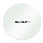 Thumbnail image #1 for Eastern Tabletop 0820G Round Clear Tempered Glass Riser Shelf, 20" Diameter, 3/8" Thick