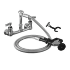 Thumbnail image #1 for Component Hardware Encore KL53-2000-VB Wall-Mount Utility Spray Assembly, 8" Centers, 72" Stainless Steel Hose, Vacuum Breaker