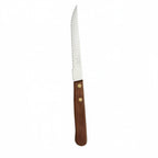 Thumbnail image #1 for Libertyware SK-WP2 Steak Knife, 4-1/2" Stainless Steel Blade, 8-1/2" Overall, Wood Handle Case of 50 Dozen