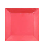 Thumbnail image #1 for CAC China Color Arts KC-21-R Square Ceramic Plate, 12", Red 1 Dozen