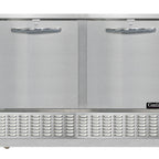 Thumbnail image #1 for Continental Refrigerator UC48N 48" 9 Cu. Ft. Two-Section Undercounter Refrigerator with 2 Doors, Stainless Steel Exterior