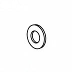 Thumbnail image #1 for G.E.T. Frilich 3133880 Replacement Faucet Washer, Disk-Shaped Silicone, Clear, for Colani Stainless Steel Spigot