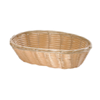 Thumbnail image #1 for TableCraft Products 1174W Oval Hand-Woven Polypropylene Cord Basket, Natural, 9 x 6 x 2-1/4 in. Case of 12