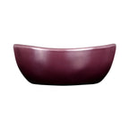 Thumbnail image #2 for G.E.T. Maya - EGS DGB52R-PG Round Purple Melamine Irregular Bowl, 10 oz., 5 1/8 in. Dia. x 2 in. H. Case of 6