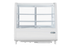 Thumbnail image #7 for KoolMore 26.8-Inch Wide Countertop Full-Service Refrigerated Display Case with Curved Front Glass, 3.6 Cu. Ft., White