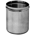 Thumbnail image #1 for AllPoints Foodservice Parts & Supplies Server 66332 Stainless Steel Condiment Jar, 3 qt, 7 in High