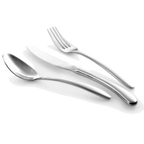 Thumbnail image #2 for Steelite International Varick, Moon 5709SX023 Salad/Dessert Fork, 7-1/8" Long, 18/0 Stainless Steel, Moon Finish Pack of 1 Dozen