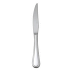 Thumbnail image #1 for 1880 Hospitality Pearl by Oneida® V163KSSF Silver-Plated One-Piece Steak Knife, 9-1/4", Beaded Handle Border Pack of 1 Dozen
