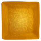 Thumbnail image #1 for Steelite Kenny Mack KMK2800TGP Square Resin Serving Tray, 12-1/8" x 12-1/8" x 1-1/4", Tangerine Pearl