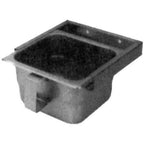 Thumbnail image #1 for AllPoints Foodservice Parts & Supplies 281472 Grease Cup, 7 x 6-3/8 in, Removable Stainless Steel with Mounting Bracket