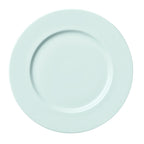 Thumbnail image #1 for 1880 Hospitality Sentosa L7320000139 9-Inch Round Rimmed Porcelain Plate, Bright White Case of 2 Dozen