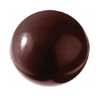 Thumbnail image #1 for Matfer Bourgeat 380148 Chocolate Mold, Half-Sphere, 15-Cavity Sheet, Polycarbonate, 3/4"H x 1-1/2" Diameter