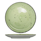 Thumbnail image #1 for International Tableware Rotana RT-16-LI Ceramic Coupe Plate, Round, 10-1/2", Lime 1 Dozen