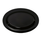Thumbnail image #1 for G.E.T. GET OP-618-BK Melamine Oval Platter, 18 x 13-1/2 in, Black Case of 12