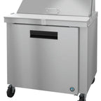Thumbnail image #5 for Hoshizaki Steelheart SR36B-10 36-Inch Sandwich Top Refrigerator Prep Table with 10-Pan Rail, 9.9 Cu. Ft. Storage, Solid Door