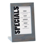 Thumbnail image #1 for Cal-Mil Ashwood 3825-46-83 Oak Wood Menu/Card Holder, Gray Wash, 4"W x 3-1/2"D x 6-1/2"H Case of 6