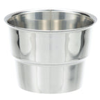 Thumbnail image #1 for AllPoints Foodservice Parts & Supplies 69667 Stainless Steel Malt Collar, 4-1/8" Top Diameter, 3" Bottom Diameter