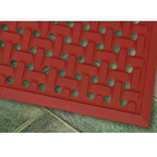 Thumbnail image #1 for Cactus Mat Vip 2540-R35 Grease-Resistant Rubber Floor Mat, Red, 3' x 5', 1/4" Thick