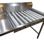 Thumbnail image #1 for Advance Tabco DTA-48 Dish Table Roller, PVC Surface, Spring-Loaded, Nylon End Caps with Bearings