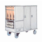 Thumbnail image #1 for Lakeside Manufacturing Prisonbilt PB64ENC Enclosed Full-Height Stainless Steel Meal & Beverage Delivery Cart, 64-Tray Capacity